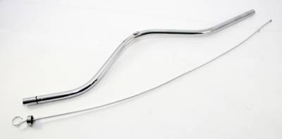 Assault Racing Products - Turbo 350 Trans Chevy TH350 GM Chrome Transmission Dipstick Tube 34" Length