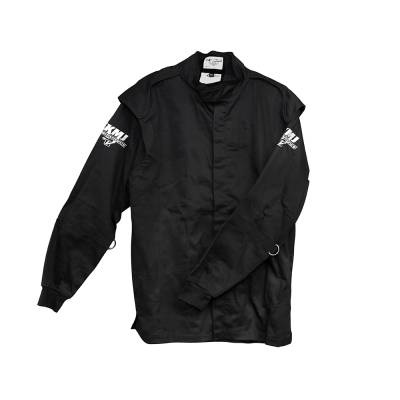 Velocita - Velocita SJ5 Large Black Single Layer Pro Logo Fire Suit Jacket SFI 3.2A/1 Rated