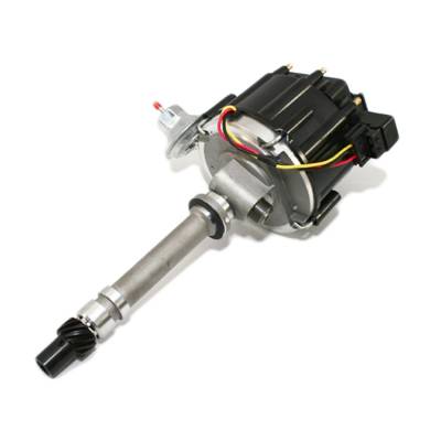 Assault Racing Products - Chevy 350 454 HEI Distributor 65K Volt Coil HP Module Black Cap w/ Tach Drive