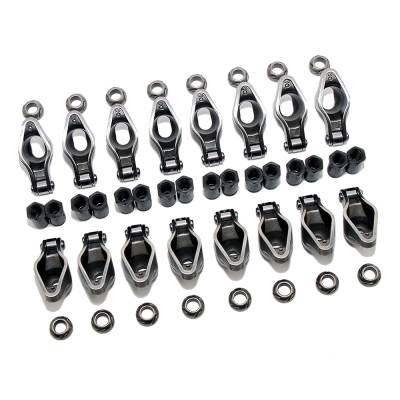 Assault Racing Products - SBC 350 Vortec Chevy Roller Tip Rockers 1.5 Ratio 3/8 w/ Polylocks Self Aligning