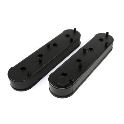 Assault Racing Products - Chevy LS1 LS6 Fabricated Black Aluminum Valve Covers w/ Coil Mounts LS2 LS7
