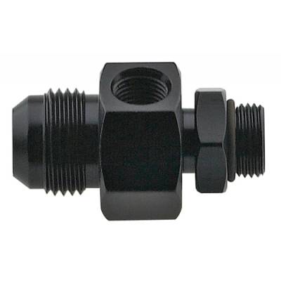 Fragola - Fragola 495010-BL 10 AN Bypass Return Inlet Fitting Black IMCA USRA NHRA