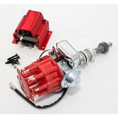 KMJ Performance Parts - Ford 351C 351M 400 429 460 Electronic Ready To Run Drop-In Distributor w/ Coil