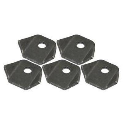 KMJ Performance Parts - 5 Pack Chassis Mounting Trick Tab 1/8"; Thick Steel 3/8"; Mounting Hole Weldable