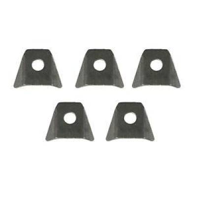 KMJ Performance Parts - 5 Pack Chassis Mounting Body Tabs .085"; Thick Steel Weldable 1/2"; Hole Formed