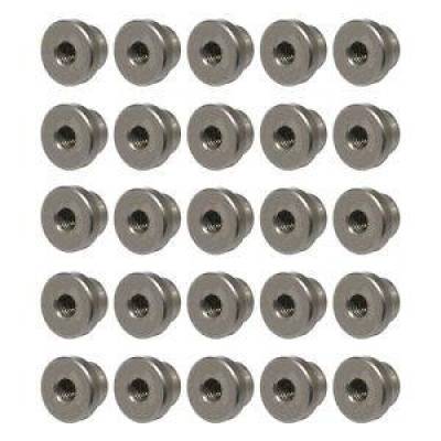KMJ Performance Parts - 25 Pack Chassis WeldOn Nut 3/8";-16 Thread Weldable 3/8"; Long Fits 3/4"; ID Tubing
