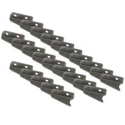 KMJ Performance Parts - 25 Pack Steering Quickener Mounting Bracket 1/8"; Steel 7/16"; Holes Weldable