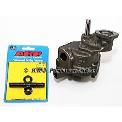 KMJ Performance Parts - Melling M77HV BBC Chevy Oil Pump High Vol. ARP 230-7003 HP Oil Pump Stud 396 454