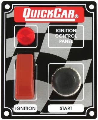 Quick Car - QuickCar 50-053 Ignition Control Panel Flip Switch w/ Light Starter Button