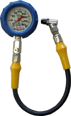 Quick Car - QuickCar 56-042 Tire Pressure Gauge 40 PSI w/ Glow Glowing In The Dark Face