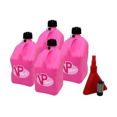 VP Racing Fuels - VP Racing 4-Pack Square Fuel Jugs with Funnel and Filter