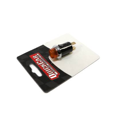 Quick Car - QuickCar 61-704 Amber Replacement 12 Volt Warning Light IMCA USMTS Oil Temp