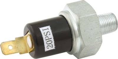 Quick Car - QuickCar 61-735 20 PSI Oil Pressure Switch Sending Unit 1/8" NPT Male Thread