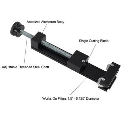 Assault Racing Products - Assault Racing Billet Aluminum Oil Filter Cutter Inspection Tool 81031