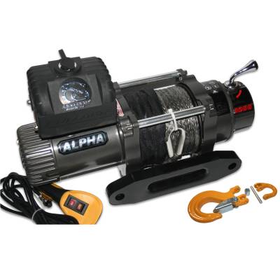 BullDog Winch - Bulldog Winch 10009 8288 Competition Winch with 75' Synthetic Rope