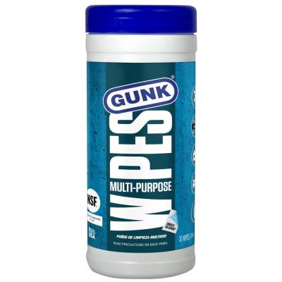 Gunk - 6 Pack of GUNK MULTI-PURPOSE WIPES 30-COUNT - MPDW30