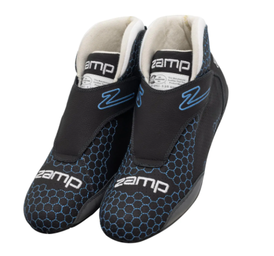 Zamp - Zamp ZR-60 SFI 3.3/5 Race Shoes Blue Honeycomb Size 9 RS004C0409