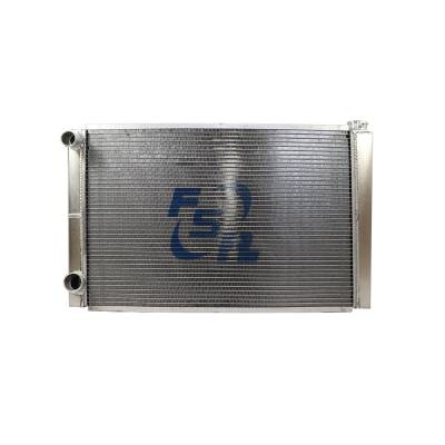 FSR Radiator - FSR Racing 19" x 31" Ford SBF BBF Aluminum Radiator 2 Row Double Pass - FSR 3119DF2