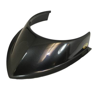 Dominator Race Products - Dominator Race Products DOM 521-CF Champion Hood Scoop – 3.5 Curved Bottom