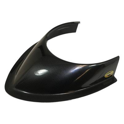 Dominator Race Products - Dominator Race Products DOM 523-CF Champion Hood Scoop – 3.5 Flat Bottom