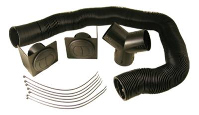 Maradyne - MaraDyne MFA130 Louver Kit w/ 3" Flex Duct for MM-A1090002 Stoker Series Heater