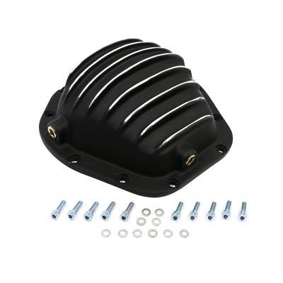 Assault Racing Products - Dana 60 D60 70 D70 Axle Black Cast Aluminum Front or Rear Differential Cover Kit