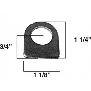 A & A Manufacturing - AA-100-A Brake Line Tab, 5/8" Hole