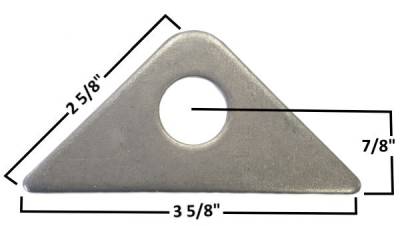 A & A Manufacturing - AA-119-A Large Motor Mount Gusset, 3/4" Hole