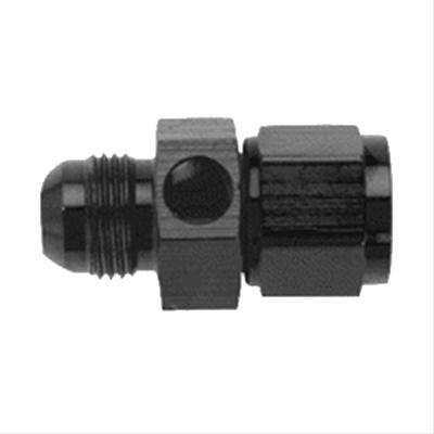 Fragola - Black -4AN Inline Fuel Pressure Gauge Adapter-1/8" Port