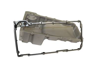 KMJ Performance Parts - LS Conversion Swap Oil Pan Low Profile Retrofit Kit Satin LS1 LS2 LS3 5.3 6.0