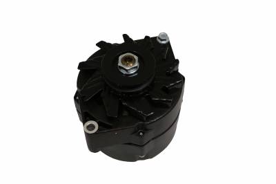 KMJ Performance Parts - GM Style Black 1 One or 3 Three Wire SBC BBC Chevy Pontiac Alternator 110 Amp