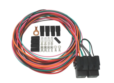 American Autowire - American Autowire 500784 SINGLE ELECTRIC COOLING FAN DUAL RELAY KIT