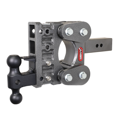 GEN-Y Hitch - GEN-Y Hitch GH-1124 2.5" Class V 16K Torsion Hitch 5" Drop w/ Ballmount & Pintle