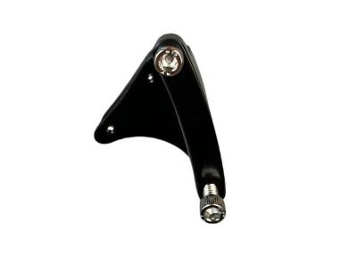 Assault Racing Products - SBC Chevy Billet Black Aluminum Timing Tab - Adjustable Pointer 6"-7" Balancer 350 400