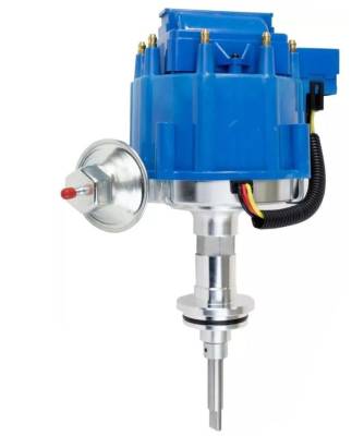 Assault Racing Products - Small Block Mopar Blue Cap HEI Ignition Distributor w/ 50K Coil 318 340 360 Dodge