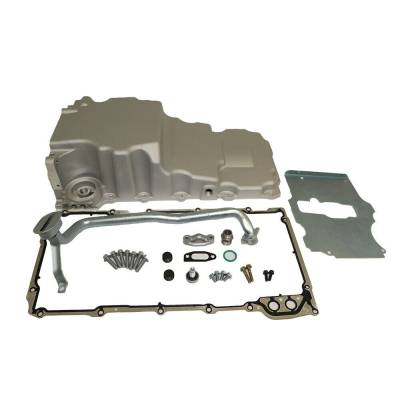 KMJ Performance Parts - LS Retro-Fit Aluminum Rear Sump Oil Pan With Added Clearance & Turbo Drains  Fits Gen III/IV Blocks LS1 LS2 LS3 LS6 L92 LQ4 LQ9 LM7 LR4 4.8 5.3 5.7 6.0 6.2