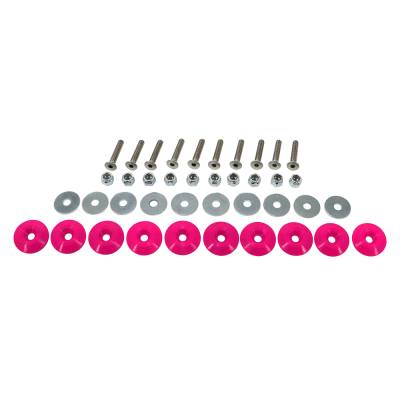 Dominator Race Products - Dominator Race Products 10 Piece Injection Molded Allen Head Bolt Kit - Pink