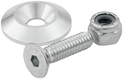 AllStar Performance - Allstar Performance Countersunk Bolts 1/4in w/1.25in Washer 10pk ALL18634