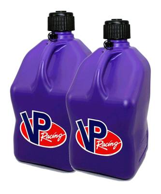 VP Racing Fuels - VP Fuel Square 2 Pack  5 Gallon Race Fuel Jugs - PURPLE
