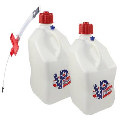VP Racing Fuels - 2-VP Racing Square Fuel Jugs with Trigger Hose - PATRIOT
