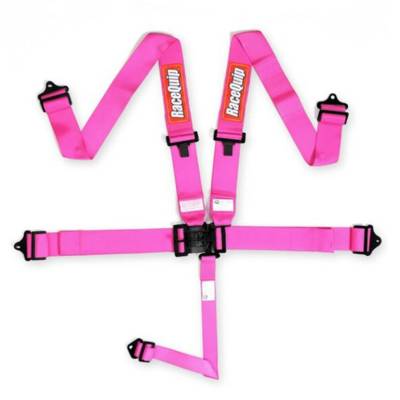 Racequip - Racequip PINK 5 Point 16.1 SFI Latch & Link Belt Set