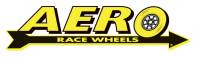 Aero Race Wheels - Aero Wheels 50-175040 Black 15" x 7" - 5 x 5" Pattern - 4" Back Spacing