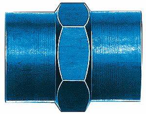 Aeroquip FCM2129 Female Pipe Coupling 1/8" Pipe Thread Blue Anodized Aluminium