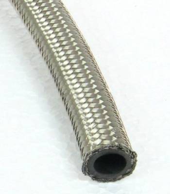 Hose - Steel Braided  - Aeroquip Performance Products - Aeroquip FBA0800 Steel Braided Hose - Size -8; Stainless steel braid