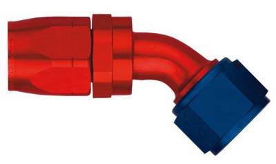 SERIES 2000 PRO-FLOW HOSE ENDS - 45 Degree Fittings  - Aeroquip Performance Products - Aeroquip FCM4025 45 deg. Elbow Hose End (-12 Size)
