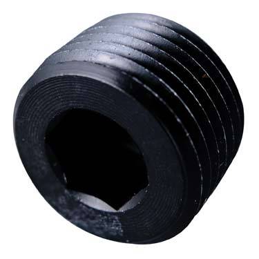 Black 1/8" NPT Plug