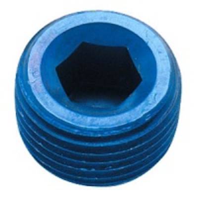 Blue 3/8" NPT Pipe Plug