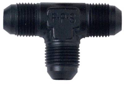 Black -10 AN Flare Tee Fitting