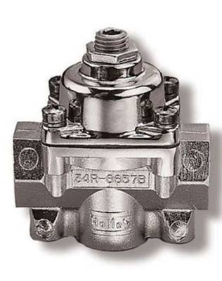 Holley Fuel Pressure Regulator - Carbureted 2 Port 4psi