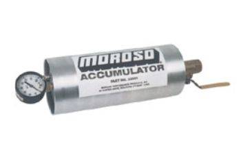 Moroso Accumulator - Gas pressured accumulator; 1 1/2 quart capacity